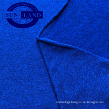 87% polyester 13% spandex jersey brushed melange fabric